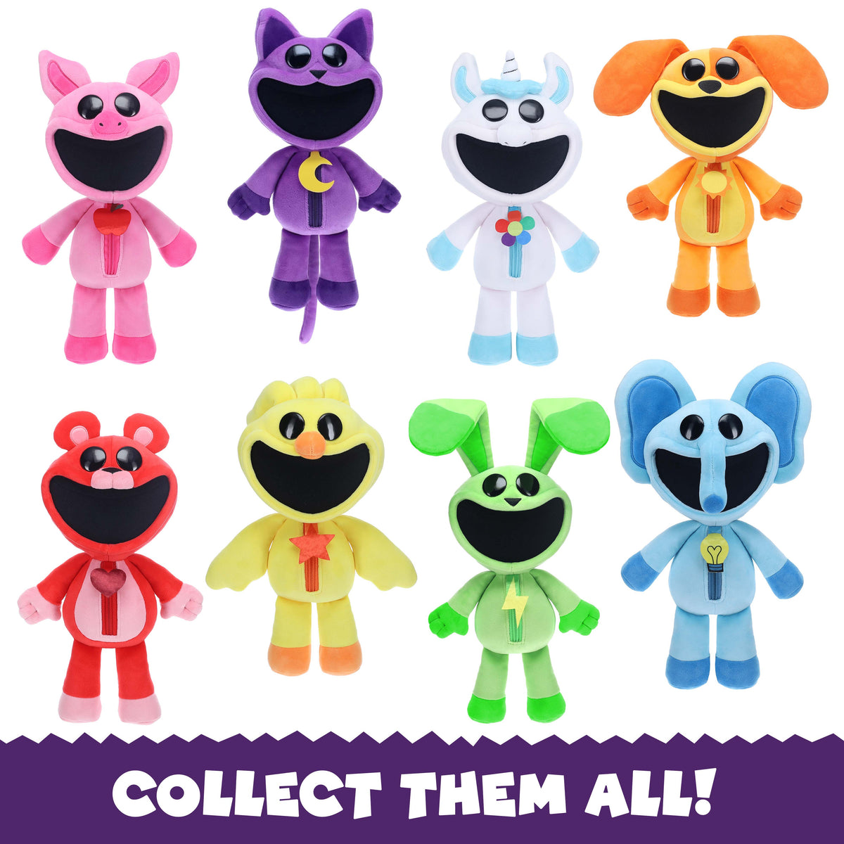 POPPY PLAYTIME - Hoppy Hopscotch Smiling Critters Deluxe Plush (14" Tall)